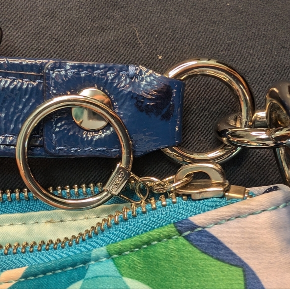 Coach x Poppy Kaleidoscope Satin Bag w Shoulder and Crossbody Strap 14740 - Picture 7 of 8